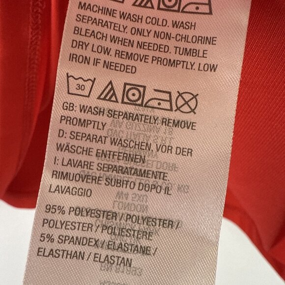 Susan Graver Women's Top Plus Size 3X Solid Red Square Neck Liquid Knit Pullover - Picture 5 of 7